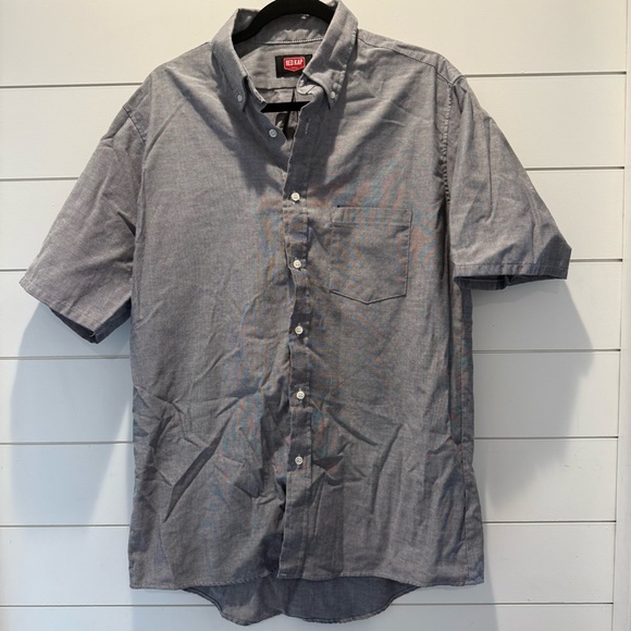 Men’s RED KAP Short Sleeve Button Shirt - Picture 1 of 6